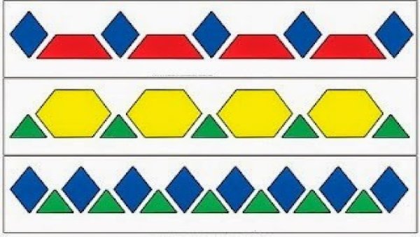 Геометрический орнаментв полосн