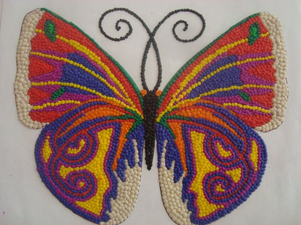 Мозаика бабочка