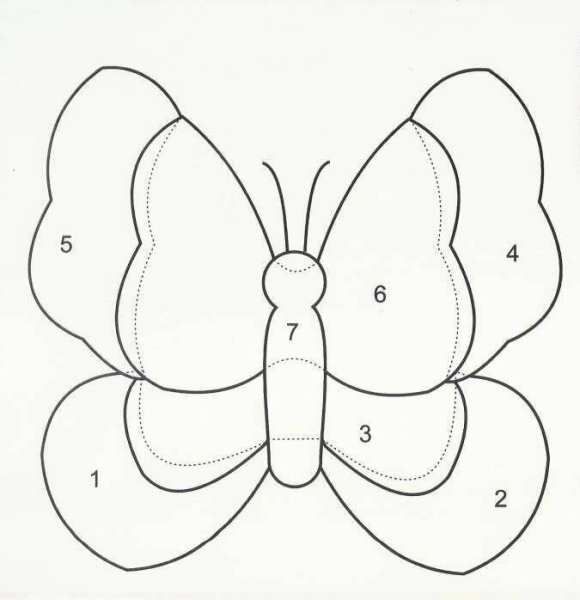 Аппликация. Бабочки