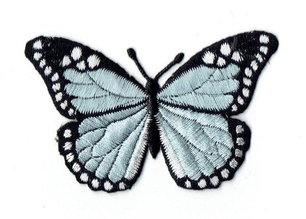 Трафарет бабочки для вышивки гладью