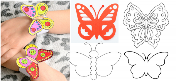 Бабочка из бумаги