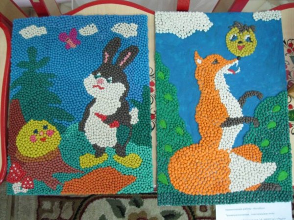 Аппликация на тему сказки