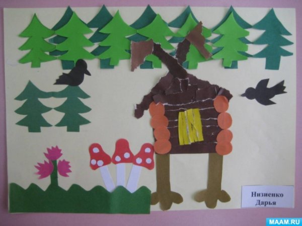 Избушка на курьих ножках Лыкова подготовительная группа
