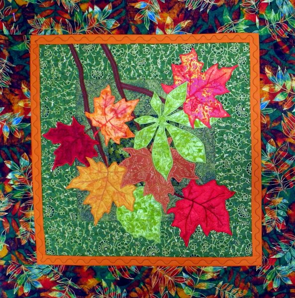 Лекины лоскутки квилт осень