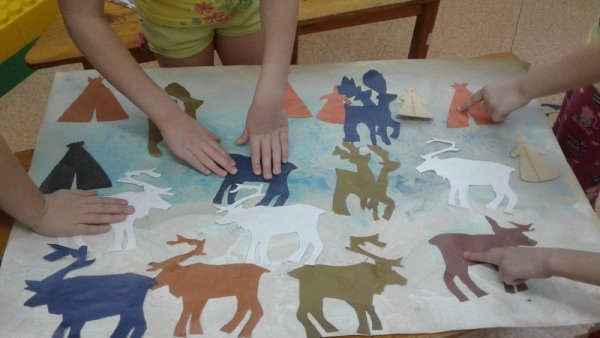 Аппликация по теме животные в средней группе