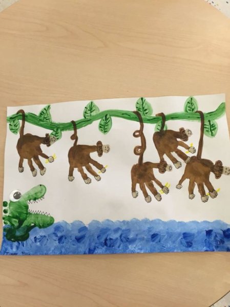Аппликация на тему зоопарк
