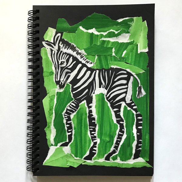 Аппликация звери