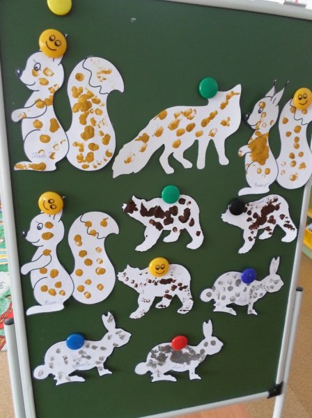 Аппликация домашних животных