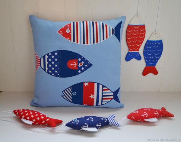 Текстиль в морском стиле