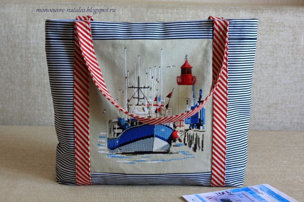 Вышивка крестом в морском стиле