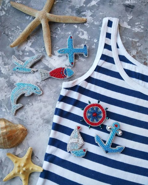 Украшения в морском стиле