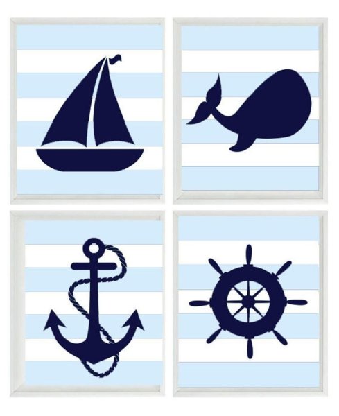 Аппликация кораблик