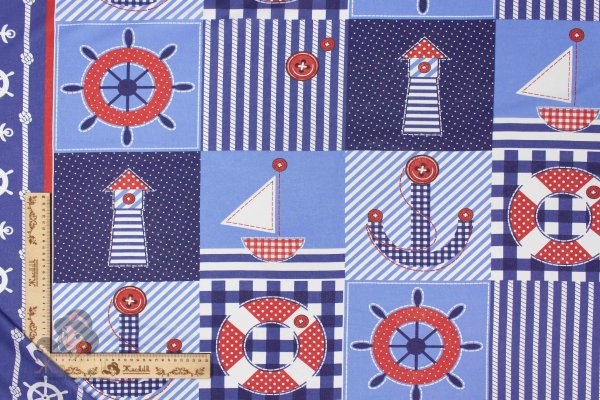 Ткань в морском стиле