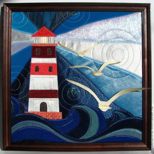 Панно из ткани