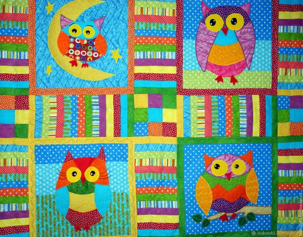 Лоскутная аппликация для детей