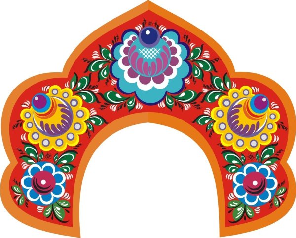 Городецкий кокошник