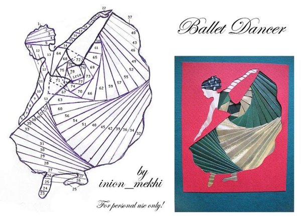 Сказочные герои в технике Айрис фолдинг