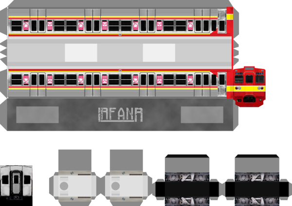 Макет поезда