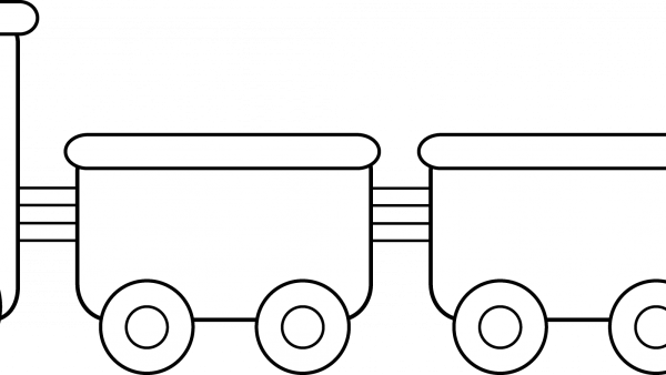 Вагончики раскраска для детей