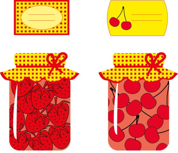 Поделка банка с вареньем