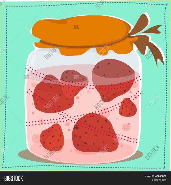 Аппликация варенье в банке для малышей