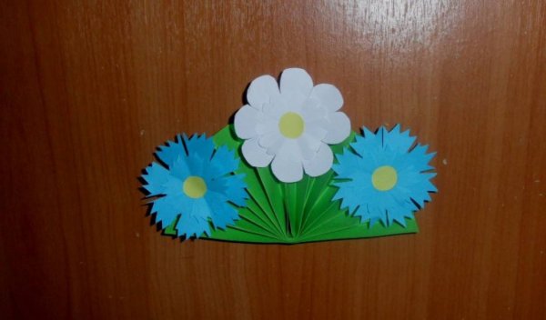 Поделка полевые цветы