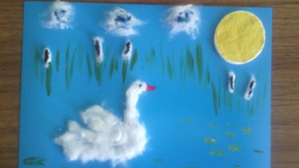 Поделки из ваты для детей