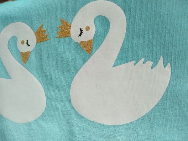 Лебедь шаблон для аппликации