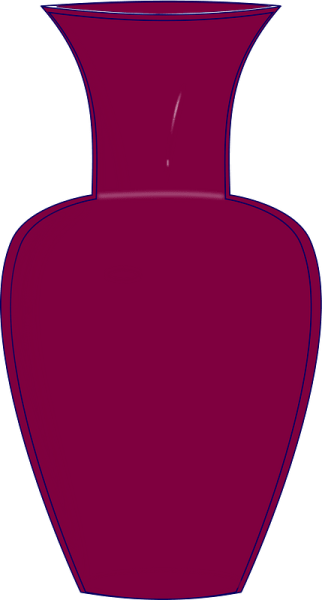 Ваза для цветов аппликация