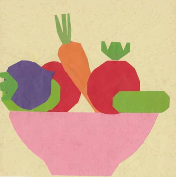 Аппликация овощи старшая группа