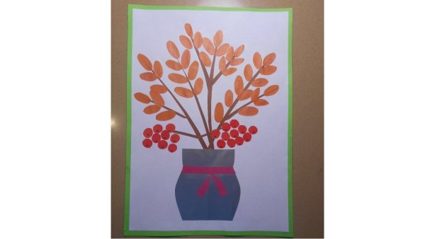 Аппликация осенний натюрморт в подготовительной группе