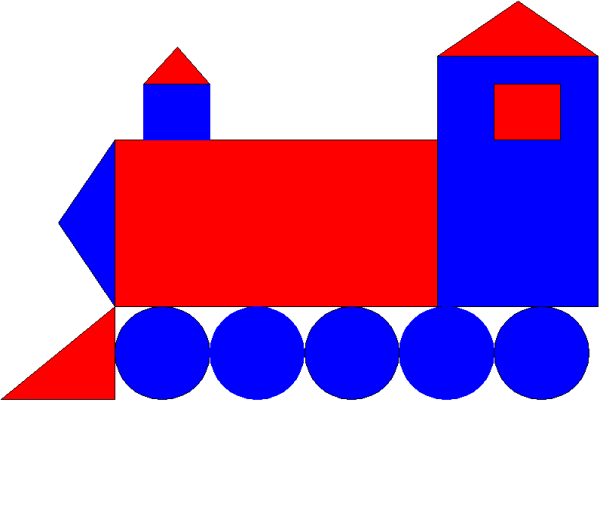 Фигуры из геометрических фигур