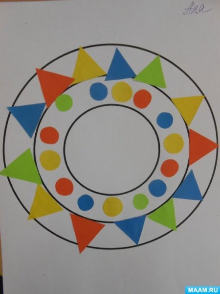 Орнамент из геометрических фигур