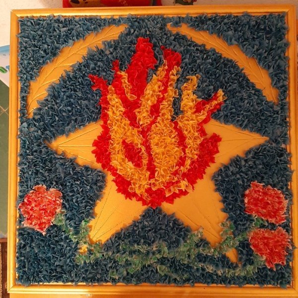 Звезда для поделки вечный огонь