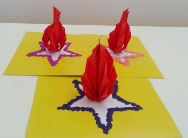 Поделка огонь