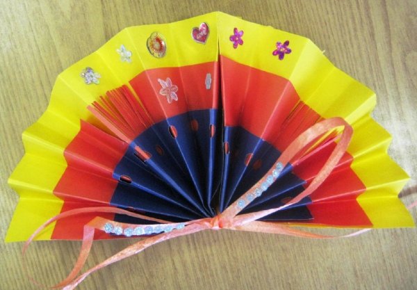 Веер поделка для детей