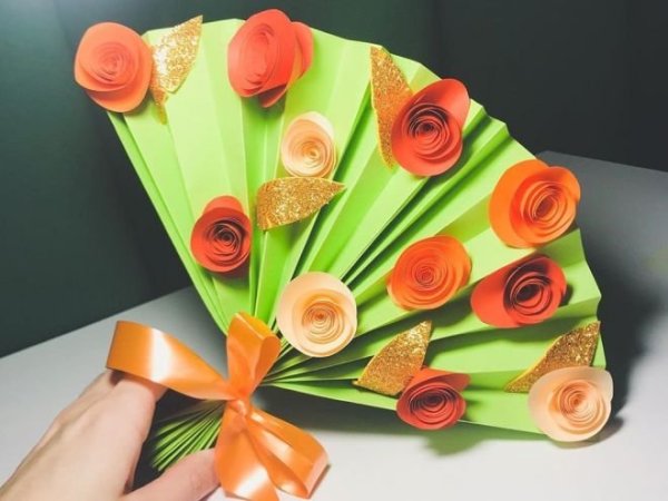 Поделка на 8 марта букет