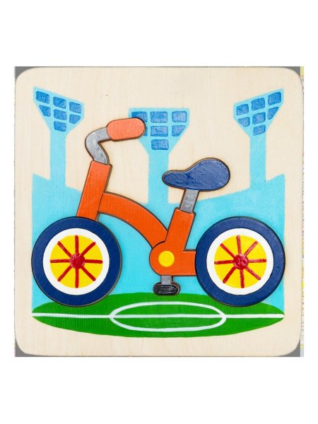Аппликация велосипед