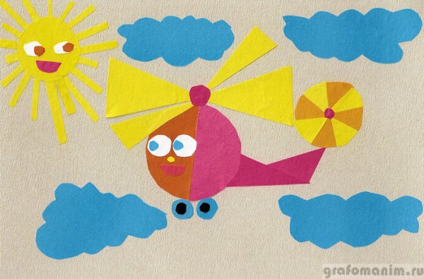 Аппликация для дошкольников