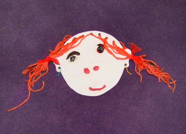 Аппликация Веселые портреты