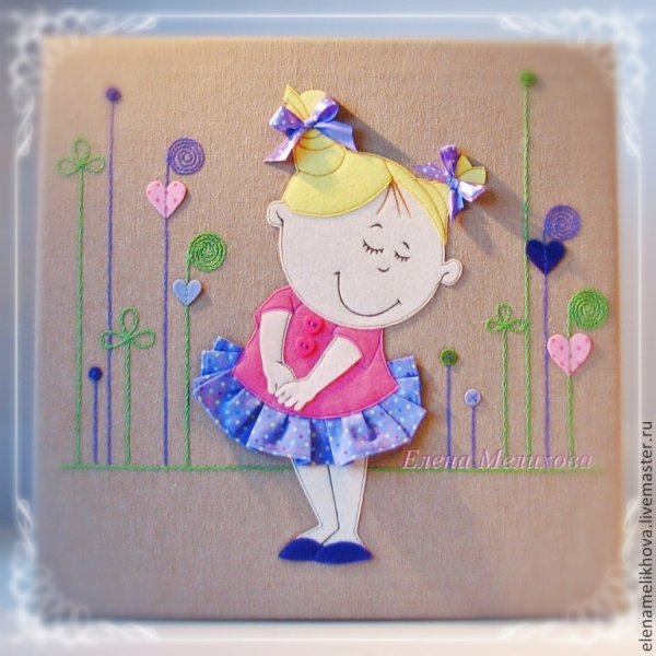 Картины из фетра для детей