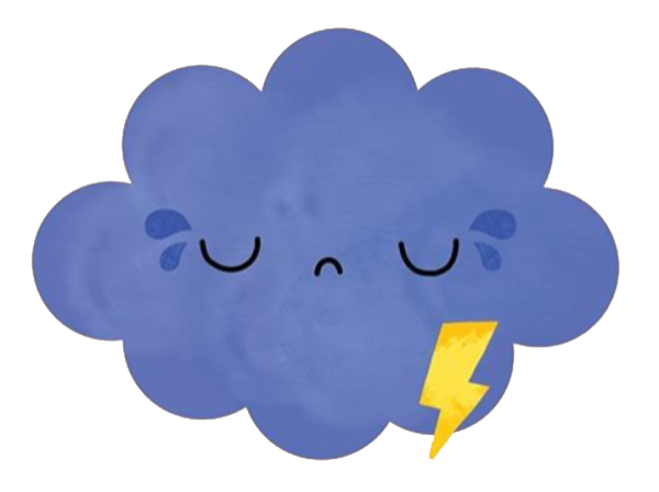 Тучка рисунок для детей