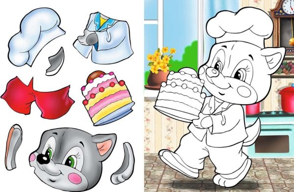 Веселая аппликация