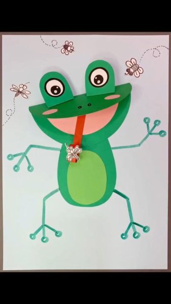 Аппликация Лягушонок