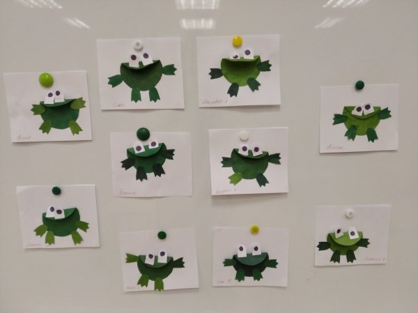 Рисование лягушка в младшей группе