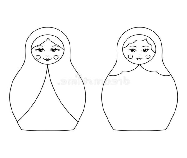 Веселые матрешки рисование в средней группе