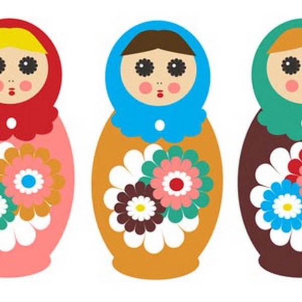 Матрешка из бумаги