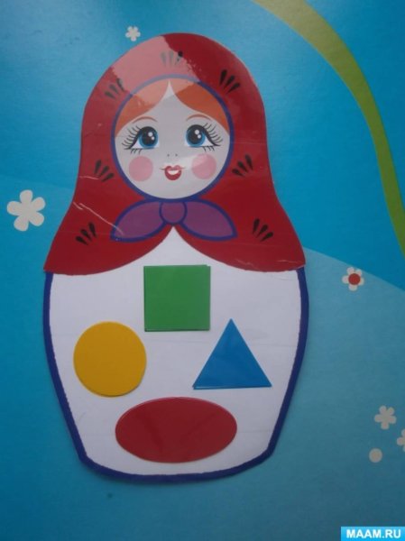 Наряди матрешку для малышей