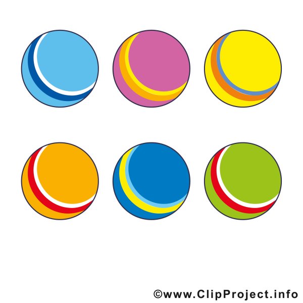 Аппликация цветные мячики