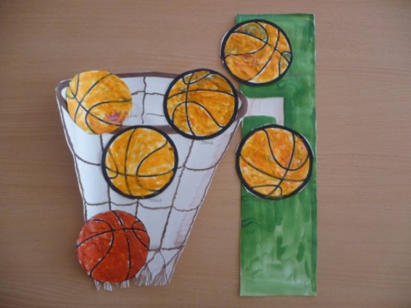 Поделка для дошкольников мячик